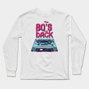 80's back cassette perspective Long Sleeve T-Shirt